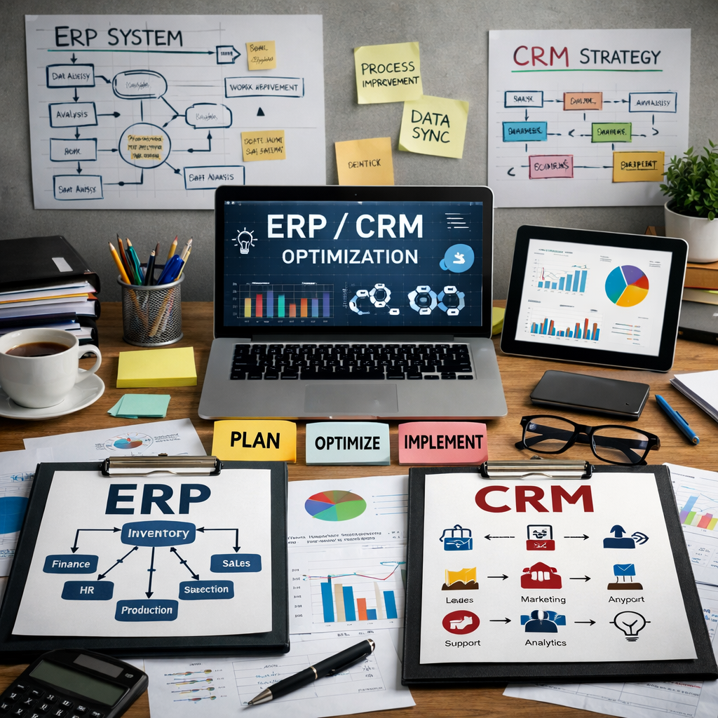 photographic Mise en place et optimisation ERP  CRM-1